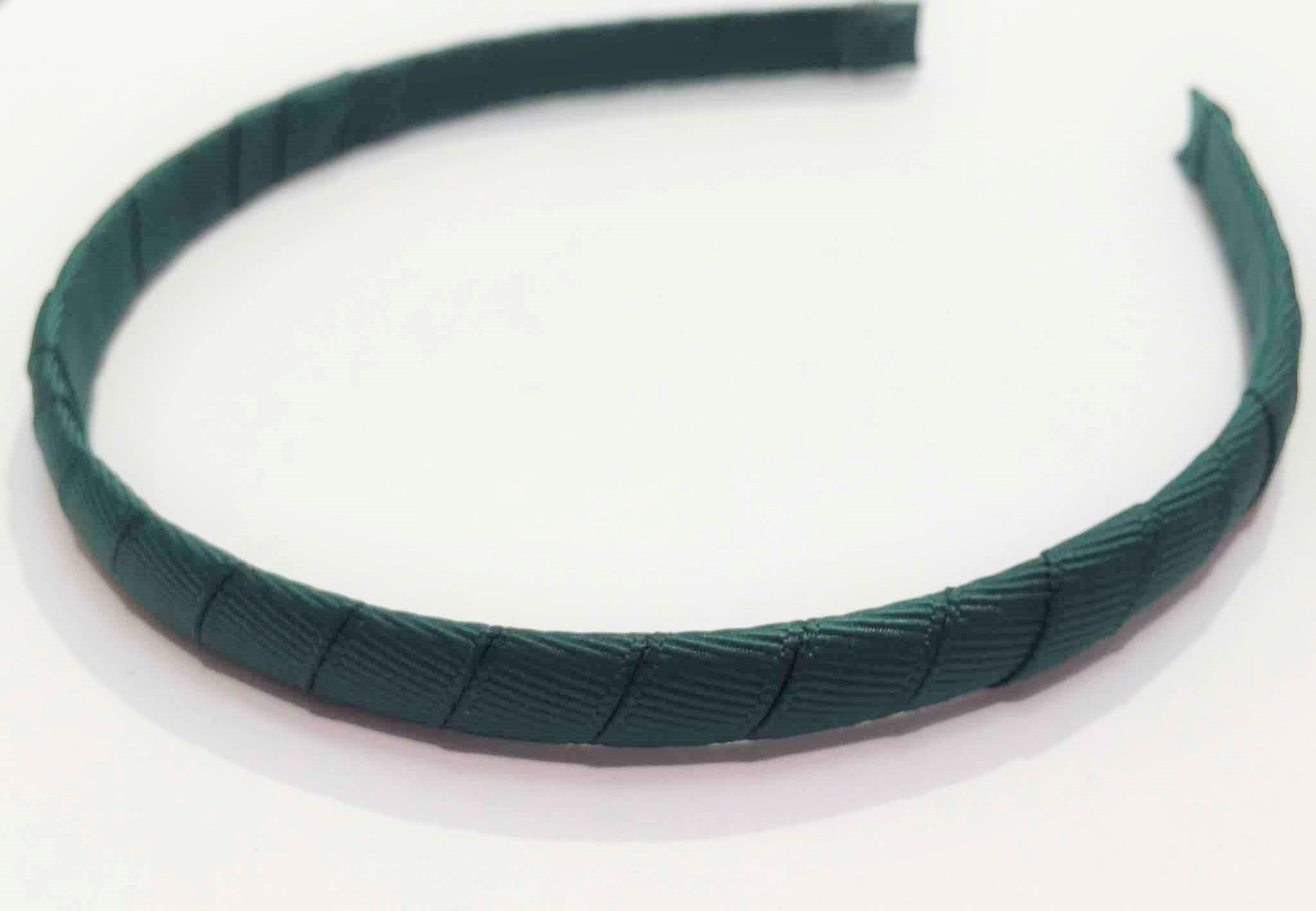 DIADEMA LISA GROS-GRAIN
